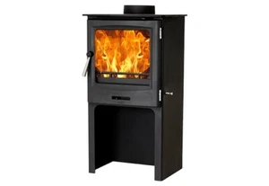 Castec Horizon 5 Log Store Stove Eco Defra Multifuel Wood Burning 5 Kw UK Built - Picture 1 of 3