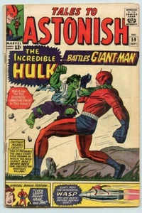 TALES TO ASTONISH #59 ( 1964 ) MARVEL ( G / VG ) GIANT-MAN & WASP vs THE HULK - Picture 1 of 19