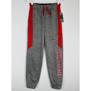 NEW Ohio State Sweatpants Youth Small Drawstring Stretch Buckeyes College - Picture 1 of 11