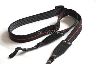 Correa de cámara hombro nailon bandolera cinturón con cabeza de cuero para Rollei Lulai GX Foto 1 de 4