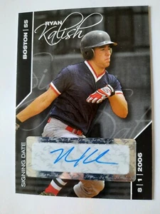 2006 Just Minors Signing Date Black #87 Ryan Kalish Auto 21/25 * - Picture 1 of 2