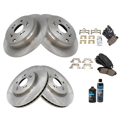 Комплект переднего и заднего дисковых тормозов для Acura RDX Honda CR-V 2010-2012 2007-2011 - Изображение 1 из 4