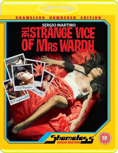 The Strange Vice of Mrs Wardh Shameless Blu-ray Region