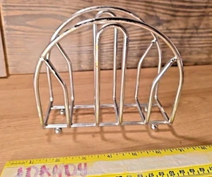 Self Standing Paper Napkin Holder Metal Chrome Finish - Picture 1 of 7
