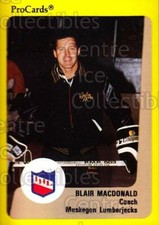 1989-90 ProCards IHL #164 Blair McDonald