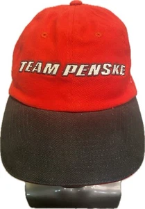 Team Penske Red Indy Car Series #3 #6 2004 Adjustable Strapback Hat - Picture 1 of 9