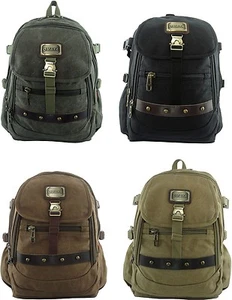 Mochila deportiva de lona de 19" para acampar escuela bolso portátil senderismo mochila - 965 - Imagen 1 de 8