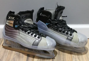 Nike Bauer Vapor XIX Senior Men's Ice Hockey Goalie Skates 7D Adult - Picture 1 of 12