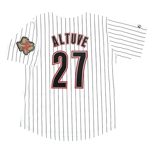 Jose Altuve 2012 Houston Astros Home White Jersey w/ Team Patch Men's (S-3XL) Cover