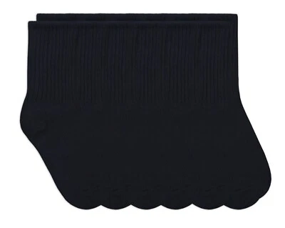 Jefferies 袜子 男孩 校服 棉 罗纹 连衣裙 船踝 儿童 袜子 6P — 第 1/3 张图片