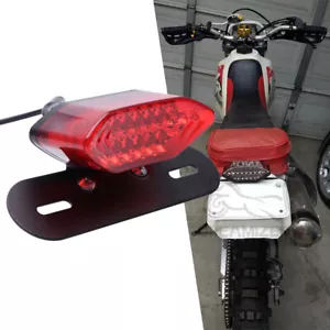 Motorcycle License Plate Turn Signals Brake LED Tail Light For Honda CRF125F 250 - Picture 1 of 9