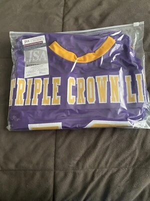 Triple Crown Line Signed Jersey Dionne/Taylor/Simmer - Image 1 of 4