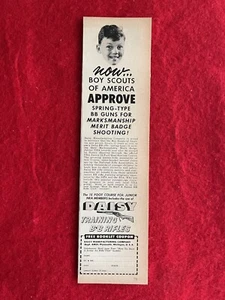 Vintage 1954 Print Ad Daisy Training BB Rifle Boy Scouts Approve For Merit Badge - Picture 1 of 6