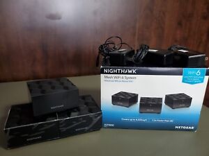 NETGEAR Nighthawk AX1800 (MK63-100NAS) 1.8Gbps Whole Home Mesh Wi-Fi System 3Pcs