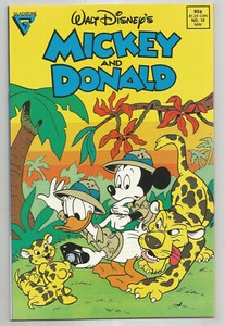 WALT DISNEY'S MICKEY AND DONALD # 10 * GLADSTONE PUBLISHING * 1989 * 