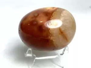 Corniola Freeform Gallet Palm Stone Crystal - 2 - Foto 1 di 4