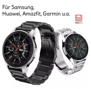 For Samsung Huawei Amazfit Stainless Steel Bracelet ✅ 20mm 22mm Metal - Picture 1 of 11