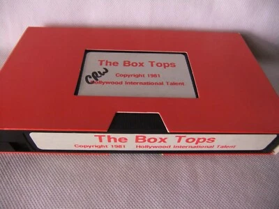 The Box Tops 1981 Promo VHS Tape Concert Video Hollywood International Talent - Immagine 1 di 2