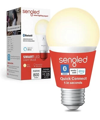 SENGLED Smart LED Light Bulb, 800 Lumens, Smart Lighting - 1 pack - Image 1 of 4