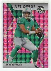 Panini Mosaic Prizm 2020 camuflaje rosa #262 Tua Tagovailoa Miami Dolphins - Imagen 1 de 2