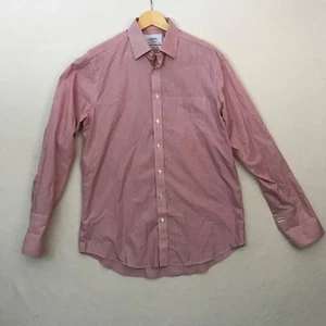 Charles Tyrwhitt  Red & White Stripe Non Iron Classic Fit Dress Shirt 16/41 - Picture 1 of 8