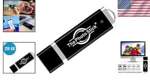 [2 Pack] ThePhotoStick 128GB Photo and Video Backup for Mac & Windows - Afbeelding 1 van 1