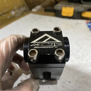Vintage AZONIC SHORTY Stem Black Mountain Bike 1-1/8" Steerer, 55mm x 25.4mm - Picture 1 of 7