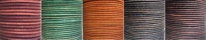 3mm Echt Original Rund Leder Schnur Tanga Schmuck-Handwerk - Bild 1 von 13