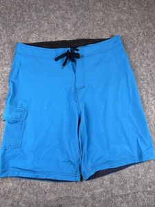 Burnside Board Shorts Mens Size 36 Blue Drawstring Board Shorts Swim Trunks - Picture 1 of 8