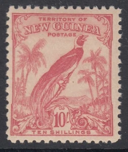 SG 188 Neuguinea 1932-34. 10/- pink. fein unmontiert neuwertig - Bild 1 von 1