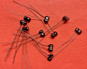 10 Pcs Silver Mica Capacitors 22pF 300V 5% Sangamo Radial - Picture 1 of 3