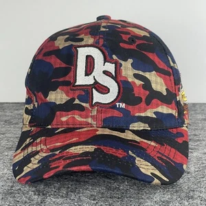 Vintage Delmarva Shorebirds Strapback Baseball Cap Hat Red Camouflage Camo - Picture 1 of 8