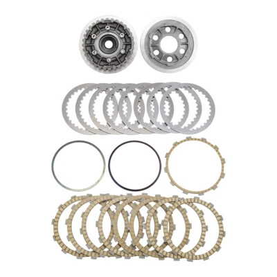 Clutch Pressure Plate Friction Steel Disc Kit Fit For Harley Touring 2004-2010 - Image 1 of 4