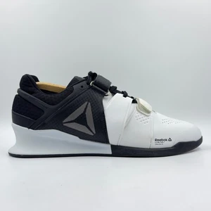 Reebok Legacy Lifter Herren weiß schwarz Leder Gewichtheben Schuh UK Größe 11 - Bild 1 von 13