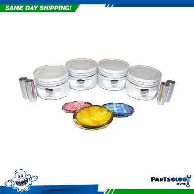 Kit de pistão e anel DNJ PRK121 para 94-99 Hyundai Accent Scoupe 1.5L L4 SOHC 12V - Imagem 1 de 3