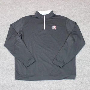 Peter Millar Pullover Men's XL Crown Black Golf FSU Seminoles Florida State - Picture 1 of 11