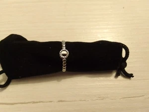 Ring Gr. 54 Weißgold vergoldet 0,92g - Bild 1 von 3