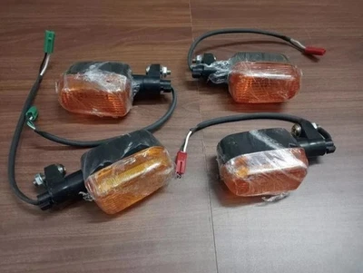 Front & Rear Blinker Turn Signal Indicators Set For Royal Enfield Himalayan 411 - Image 1 of 4