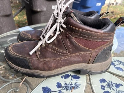 Ariat ATS Terrain Waterproof Brown Leather Hiking Boots 10002185 Men's Size 11.5 - Image 1 of 4