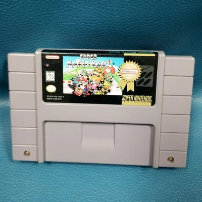 超级任天堂 SNES 超级马里奥卡丁车卡带已测试可用 — 第 1/4 张图片