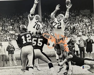 Jerry Martin Sherk Cleveland Browns authentisch signiertes 8 x 10 Foto Beckett Echtheitszertifikat - Bild 1 von 5