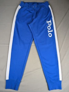 Pantalones deportivos Polo Ralph Lauren para hombre medianos azules deletreados blancos a rayas - Imagen 1 de 9