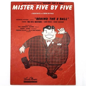 Mister Five by Five • Detrás del baile • Partituras vintage - Imagen 1 de 1