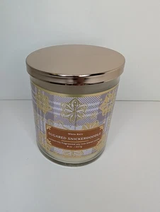 Vela de 1 mecha Bath & Body Works White Barn Sugared Snickerdoodle ~ NUEVA - Imagen 1 de 3