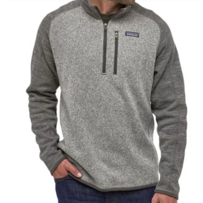 Patagonia Better Sweater Fleecepullover Herren Gr. XL grau 1/4 Zip Outdoor  - Bild 1 von 4