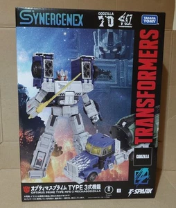 Takara Tomy Transformers Optimus Prime Type MFS-3 Mecha Godzilla NEW Synergenex - Picture 1 of 2