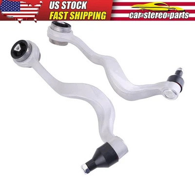 Fit 2004-2011 BMW 645Ci 650i M6 Front Left Right Lower Fitsward Control Arms Set - Image 1 of 4