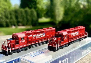 2 N Scale Kato SD40 Canadian Pacific #5563 & #6531 New Old Stock 100% Custom NIB - Picture 1 of 6