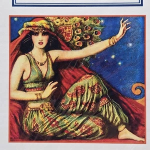 Mujer Art Deco De Una Obra De Colección Orenco Contado Punto De Cruz Patrón - Imagen 1 de 5