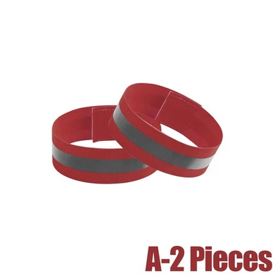 Reflective Bands Elastic Armband Wristband Ankle Leg Strap Safety Reflector Tape - Image 1 of 4